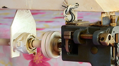 纺织行业自动化缝床单实拍