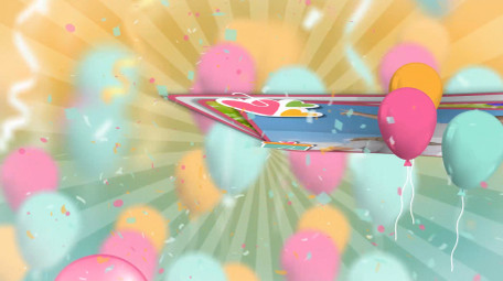 卡通儿童欢乐生日派对邀请函动画AE模板