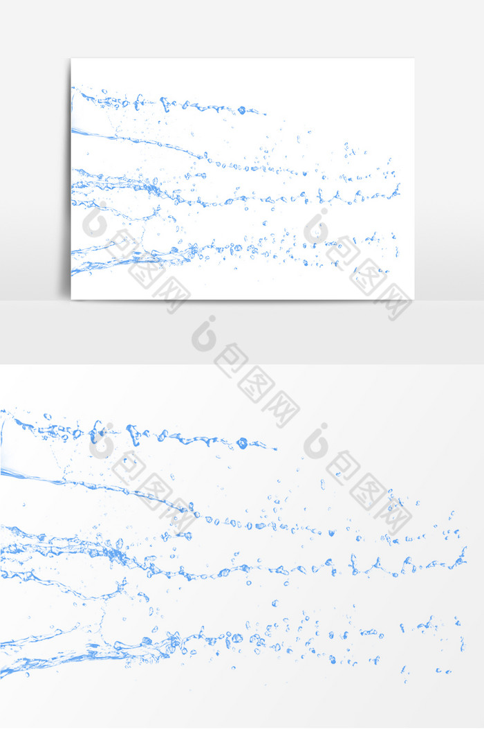 多方向飞扬水花png图片图片