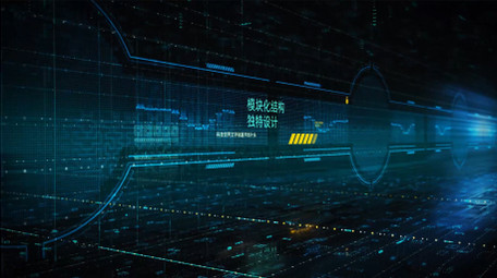 数字科技光点世界文字标题开场片头AE模板