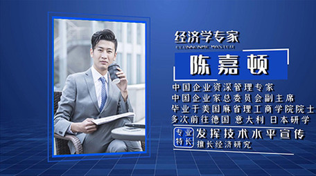 商务科技风人物图文介绍宣传会声会影模版