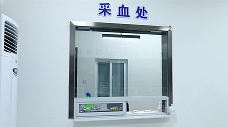 行业大气医院发热门诊核酸检测实拍