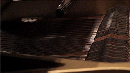 行业职业简约高端钢琴键钢琴内部实拍视频