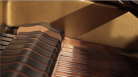 行业职业简约高端钢琴键钢琴内部实拍视频