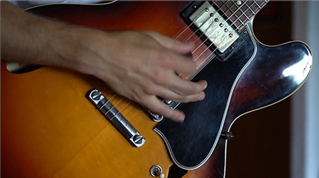 行业职业吉他吉他手演奏实拍视频