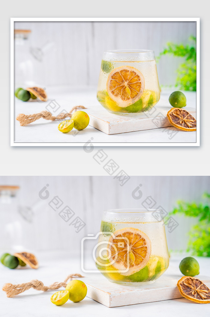 夏日饮品柠檬金桔冷饮摄影图图片图片