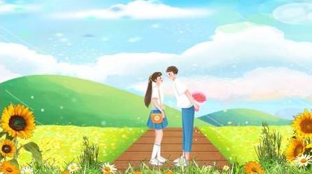 七夕简洁清新绿色创意背景视频AE模板