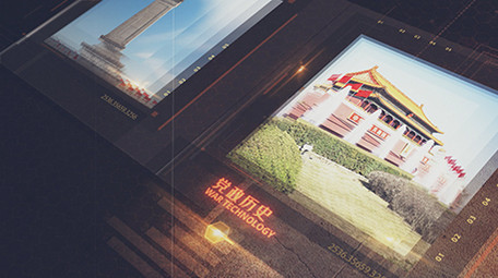 党政历史时间线图文展示AE模板