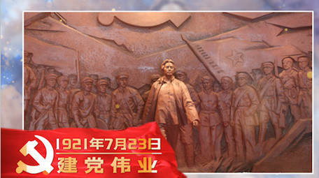 大气建党100周年历史图文片头PR模板