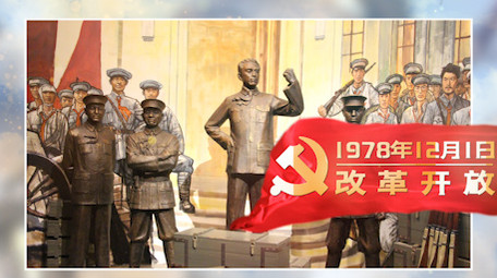 大气建党100周年历史图文片头PR模板