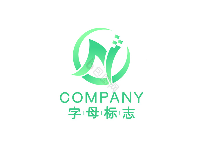 N字母公司企业logoVI标志
