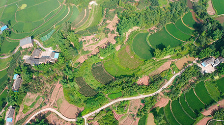 行业大气农村农田乡村风景农业经济航拍