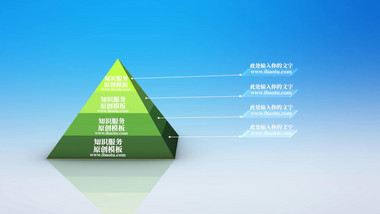 金字塔结构效果统计数据展示大气PR模板