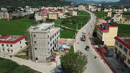 乡村振兴农村物流航拍素材