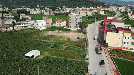 乡村振兴农村物流航拍素材