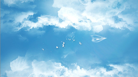 毕业季简约天空青春片头片尾pr模版