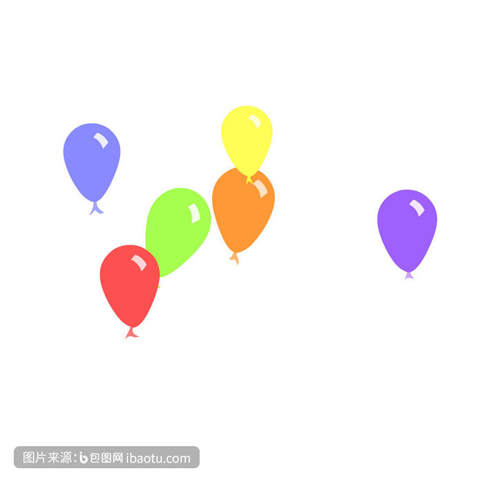 节日彩色气球上升动图gif,包图网,图片,素材,模板,免费