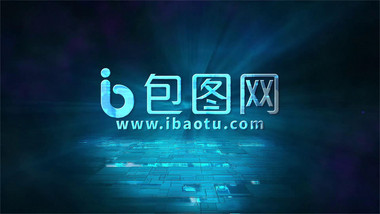 霓虹灯扫光动画高科技数码片头PR模板