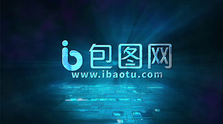 霓虹灯扫光动画高科技数码片头PR模板