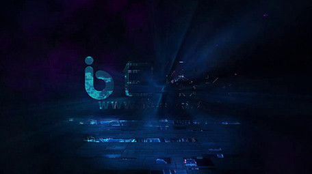 霓虹灯扫光动画高科技数码片头PR模板