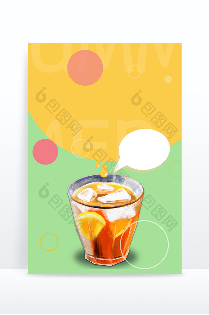 夏季饮品冰柠檬茶图片图片