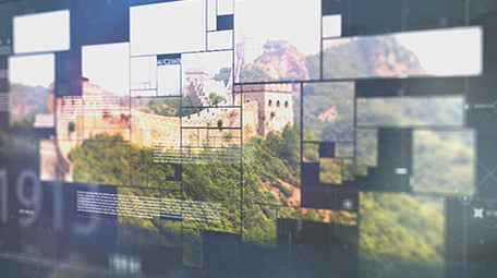 历史时间线大气图文AE模板