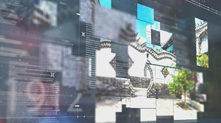 历史时间线大气图文AE模板