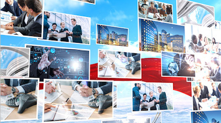 创新未来商务科技宣传图文展示AE模板