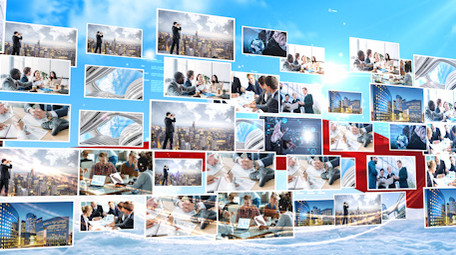 创新未来商务科技宣传图文展示AE模板