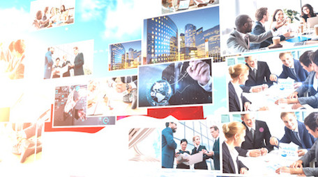 创新未来商务科技宣传图文展示AE模板