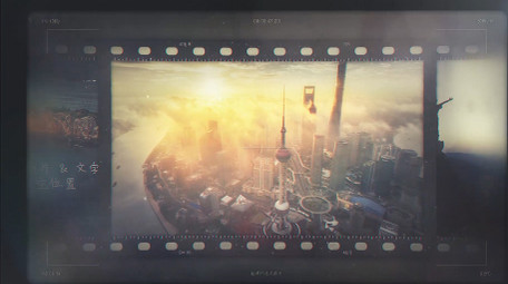 回忆纪念经典怀旧风胶片图文展示AE模板