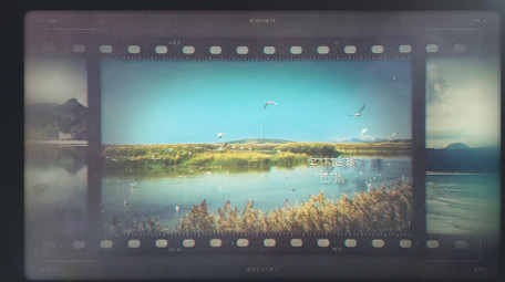 回忆纪念经典怀旧风胶片图文展示AE模板