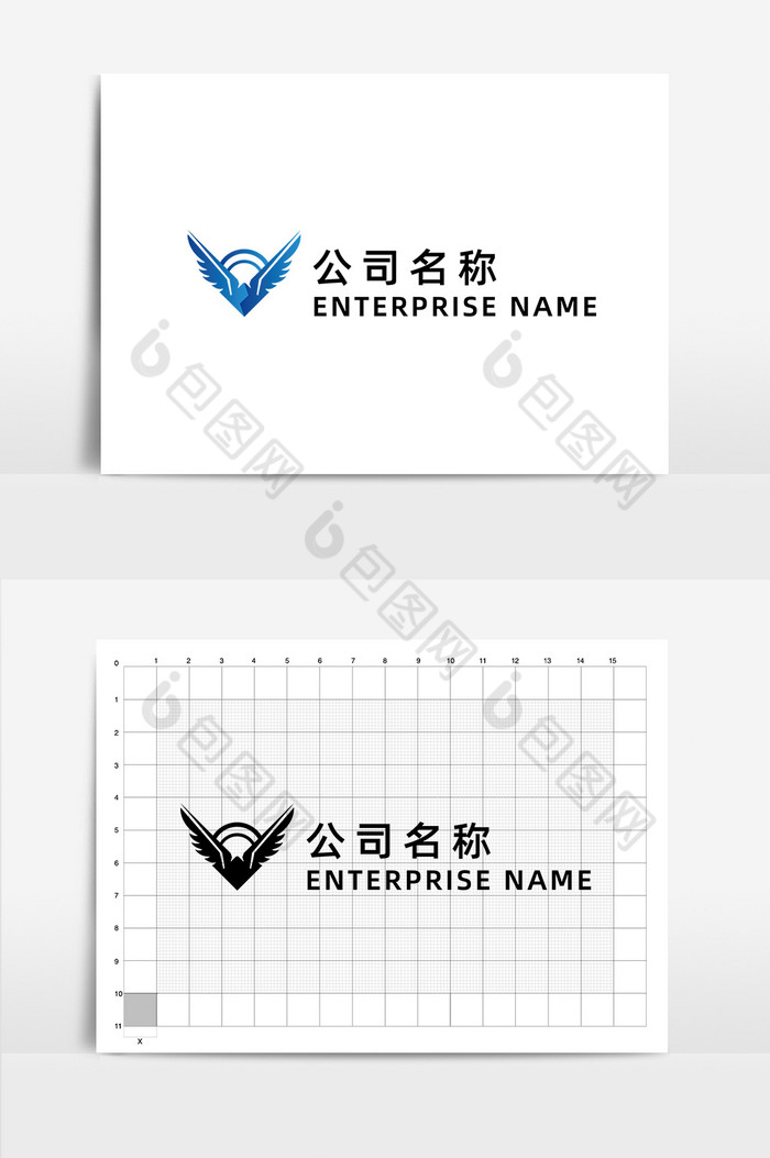 科技飞鸟型LOGO图片图片