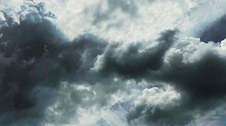 自然台风暴雨特殊天气乌云密布4K延时摄影