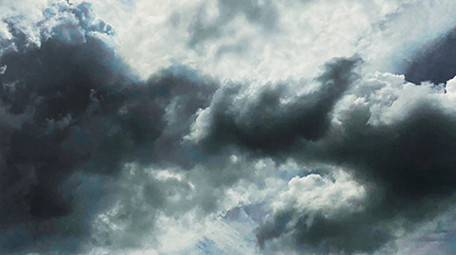 自然台风暴雨特殊天气乌云密布4K延时摄影