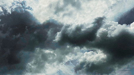 自然台风暴雨特殊天气乌云密布4K延时摄影