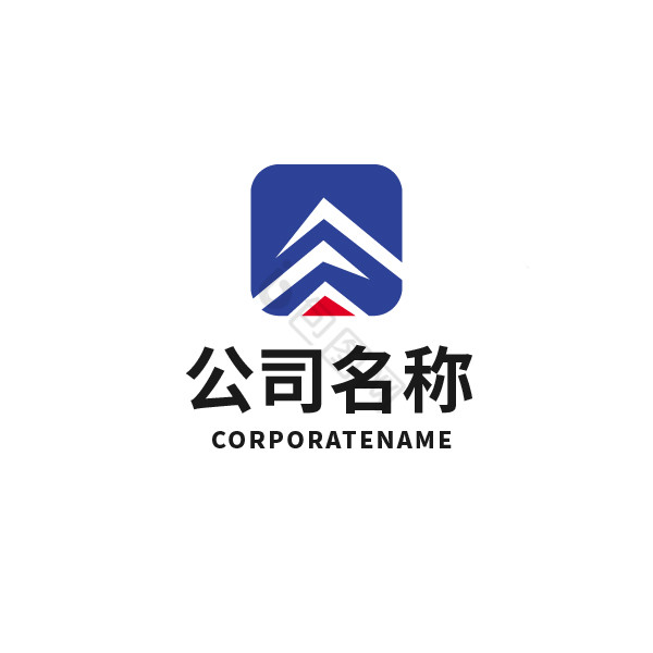 向上房地产型LOGO标志