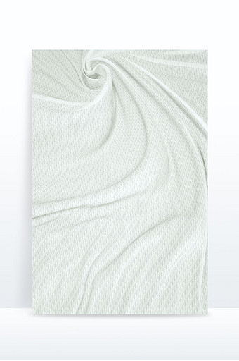 纯色白色纹理质感简约大气布料褶皱丝滑背景图片