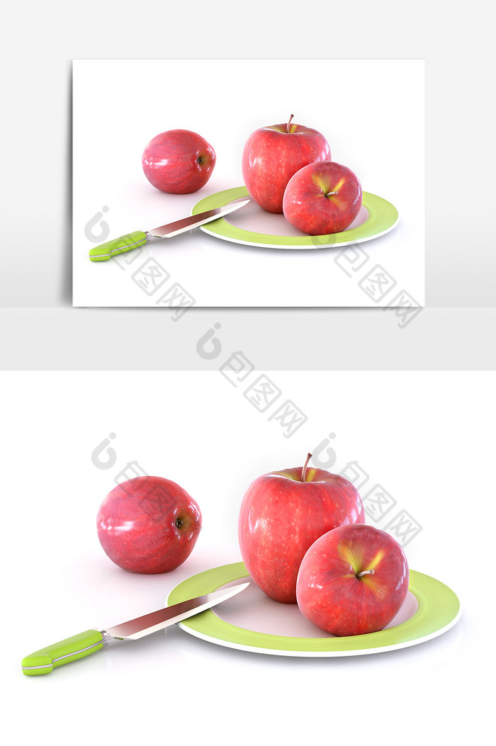 写实苹果组合图片图片