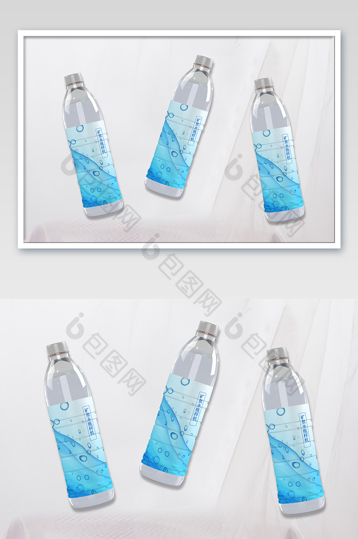品牌VI手册应用矿泉水瓶包装图片图片