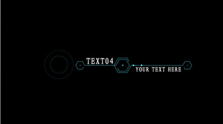 科技商务人名字幕条文字动画AE模板