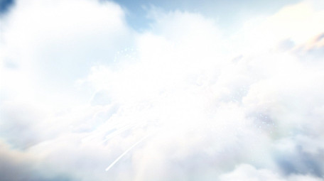 大气天空光线穿梭片头AE模板