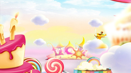 生日唯美卡通E3D片头AE模板