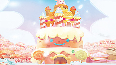 生日唯美卡通E3D片头AE模板