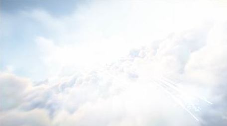 大气天空光线穿梭片头PR模板