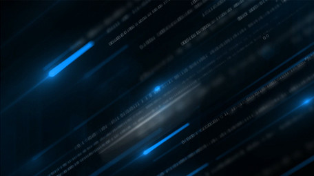 蓝色流光数字科技LOGO动画片头AE模板