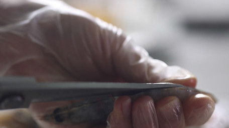 唯美精致餐饮中餐煎大虾美食宣传片实拍