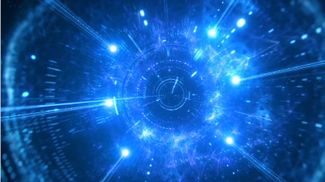 大气科技光线穿梭4K片头PR模板