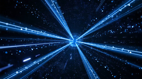 大气科技光线穿梭4K片头PR模板