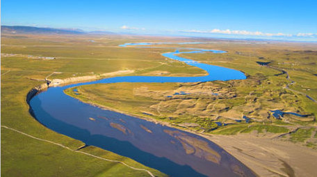 天下黄河第一湾旅游风景区4K航拍